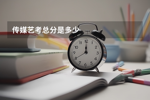 传媒艺考总分是多少