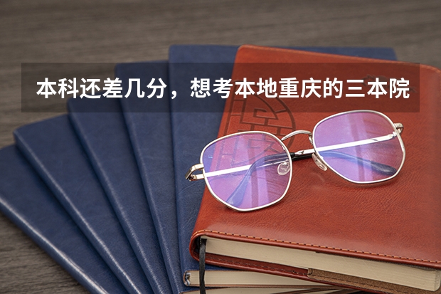 本科还差几分，想考本地重庆的三本院校哪些学校好考？