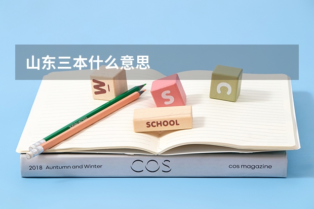 山东三本什么意思