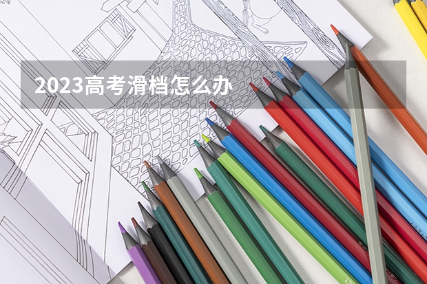 2023高考滑档怎么办