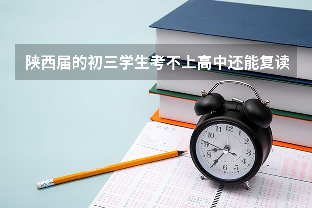 陕西届的初三学生考不上高中还能复读吗?