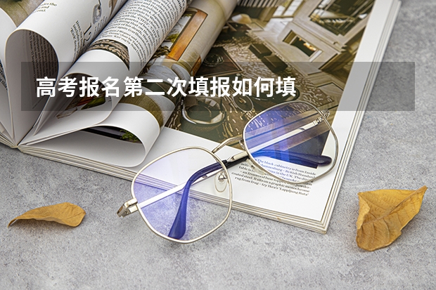 高考报名第二次填报如何填