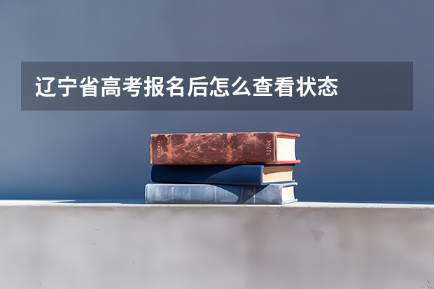 辽宁省高考报名后怎么查看状态