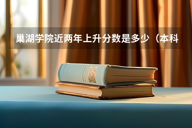 巢湖学院近两年上升分数是多少（本科）