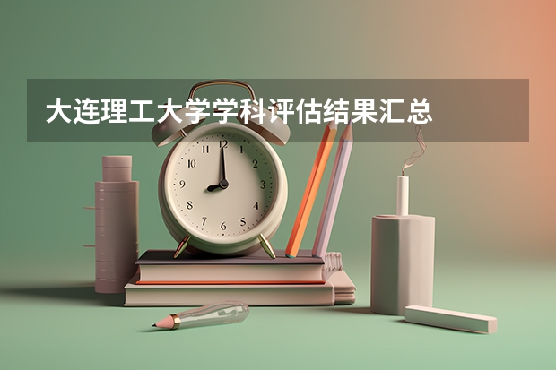 大连理工大学学科评估结果汇总
