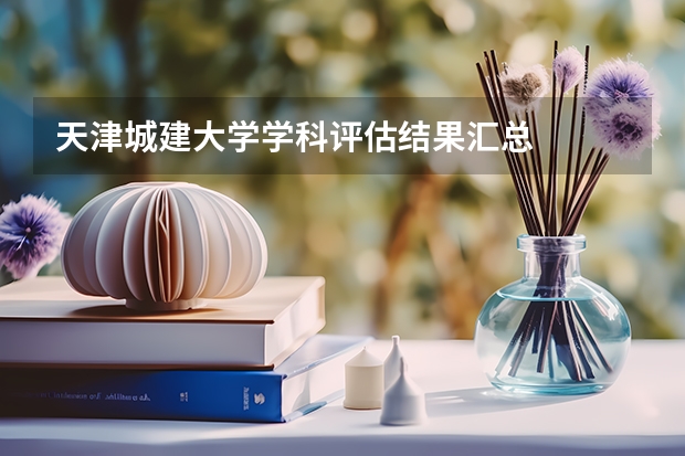 天津城建大学学科评估结果汇总