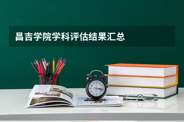 昌吉学院学科评估结果汇总