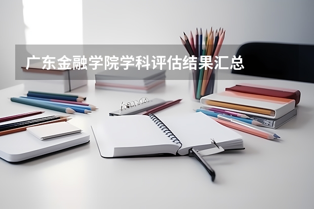 广东金融学院学科评估结果汇总