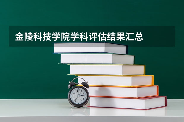 金陵科技学院学科评估结果汇总