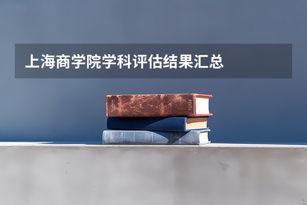 上海商学院学科评估结果汇总