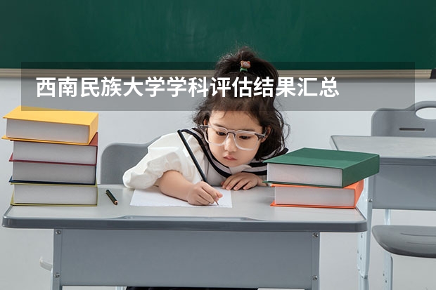 西南民族大学学科评估结果汇总