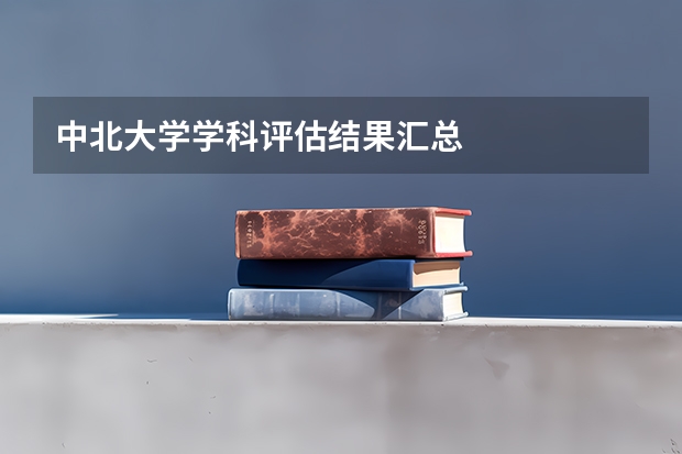 中北大学学科评估结果汇总