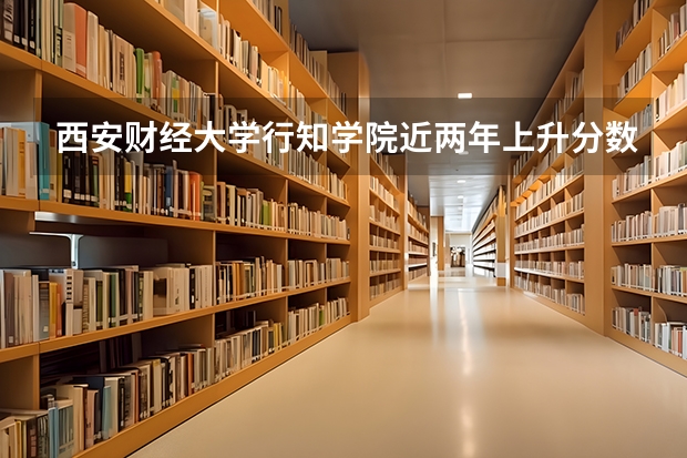 西安财经大学行知学院近两年上升分数是多少（本科）