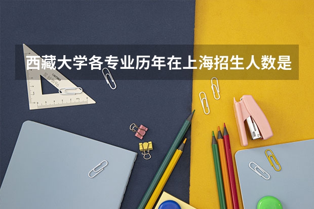 西藏大学各专业历年在上海招生人数是多少