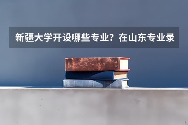 新疆大学开设哪些专业？在山东专业录取分数线是多少