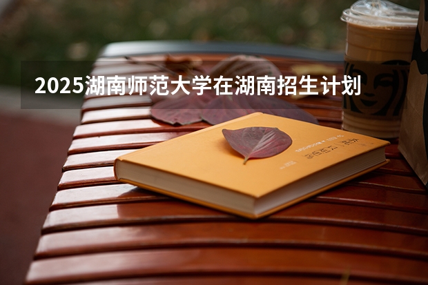 2025湖南师范大学在湖南招生计划人数一览表