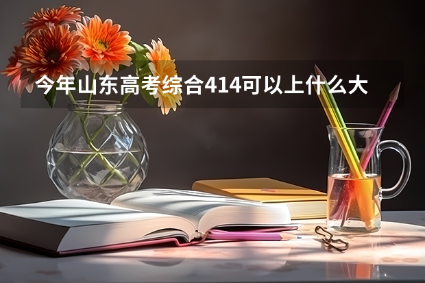 今年山东高考综合414可以上什么大学