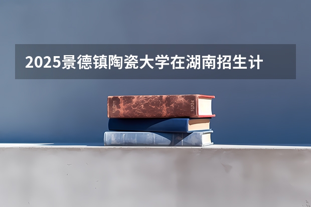 2025景德镇陶瓷大学在湖南招生计划人数一览表