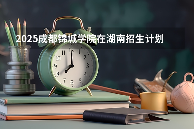 2025成都锦城学院在湖南招生计划人数一览表
