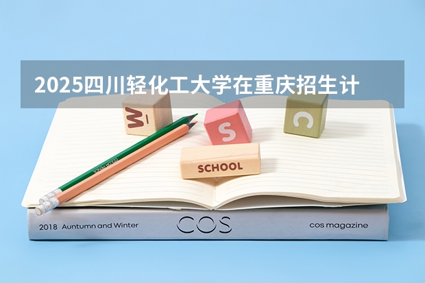 2025四川轻化工大学在重庆招生计划人数一览表