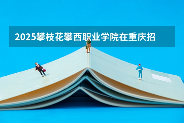 2025攀枝花攀西职业学院在重庆招生计划人数一览表