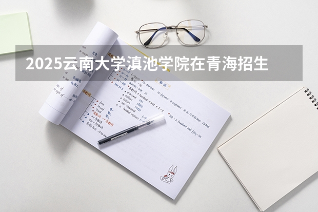 2025云南大学滇池学院在青海招生计划一览表
