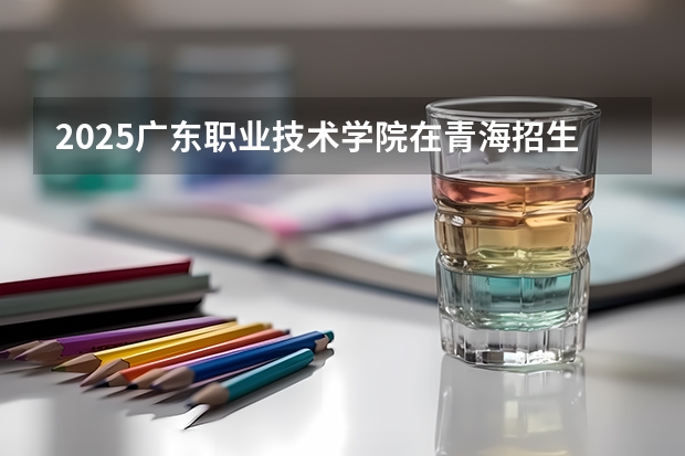 2025广东职业技术学院在青海招生计划一览表