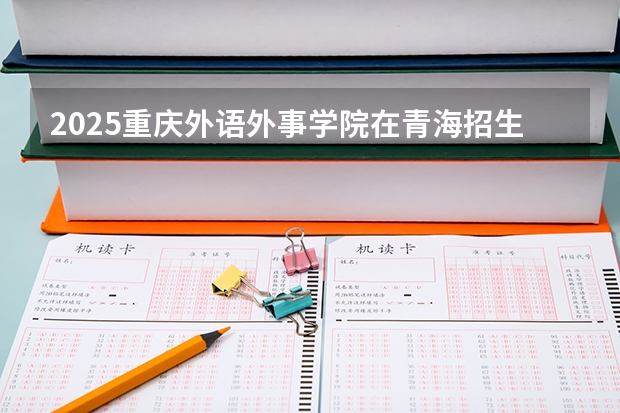 2025重庆外语外事学院在青海招生计划一览表