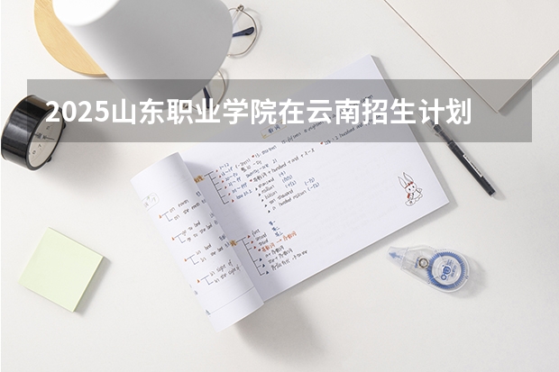 2025山东职业学院在云南招生计划一览表