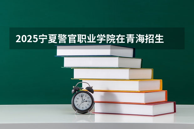 2025宁夏警官职业学院在青海招生计划一览表