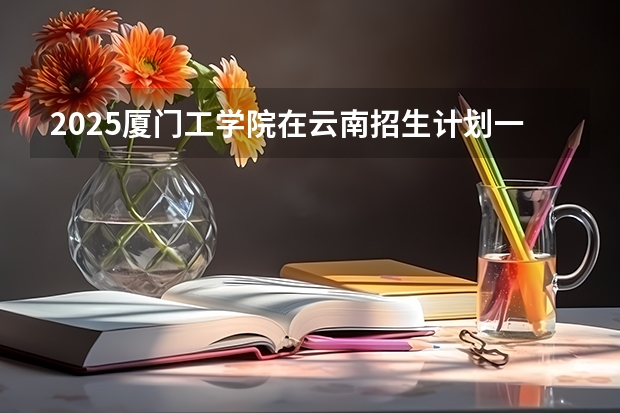 2025厦门工学院在云南招生计划一览表