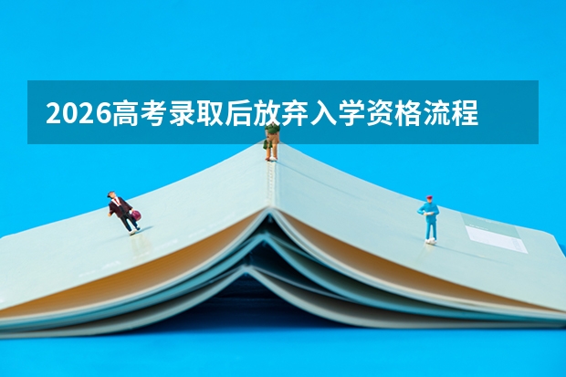 2026高考录取后放弃入学资格流程与影响：复读、诚信档案与退费问题