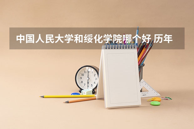 中国人民大学和绥化学院哪个好 历年录取分数线对比