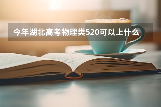 今年湖北高考物理类520可以上什么大学