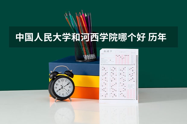 中国人民大学和河西学院哪个好 历年录取分数线对比