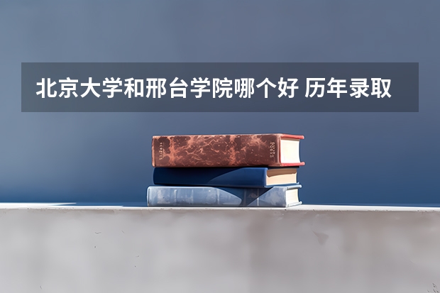 北京大学和邢台学院哪个好 历年录取分数线对比
