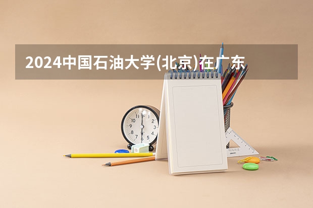 2024中国石油大学(北京)在广东招生计划表