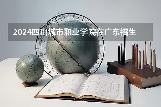 2024四川城市职业学院在广东招生计划表