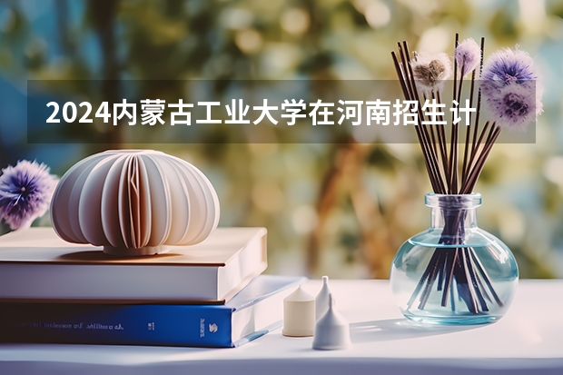2024内蒙古工业大学在河南招生计划表
