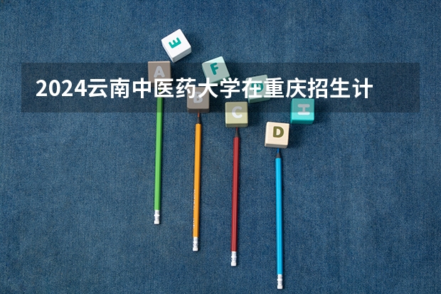 2024云南中医药大学在重庆招生计划表