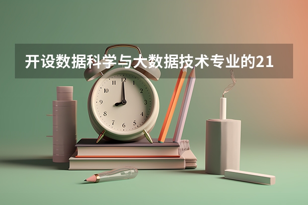 开设数据科学与大数据技术专业的211类大学有哪些