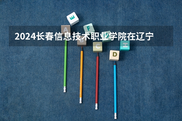 2024长春信息技术职业学院在辽宁招生计划表