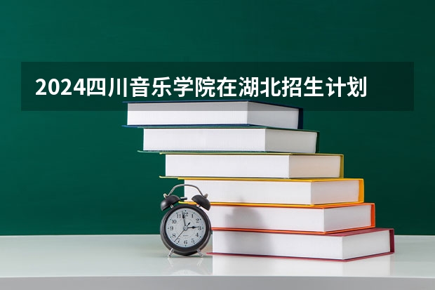 2024四川音乐学院在湖北招生计划表