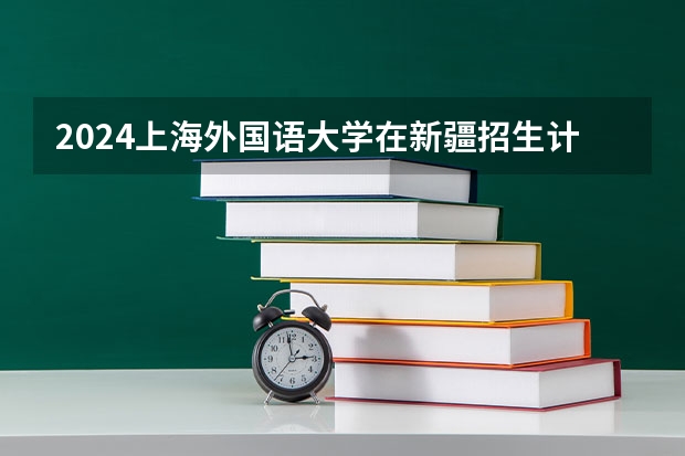 2024上海外国语大学在新疆招生计划表