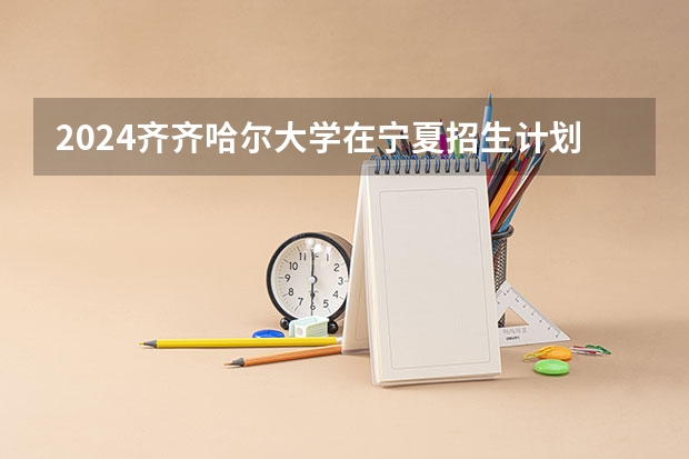 2024齐齐哈尔大学在宁夏招生计划表