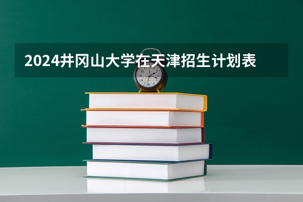 2024井冈山大学在天津招生计划表