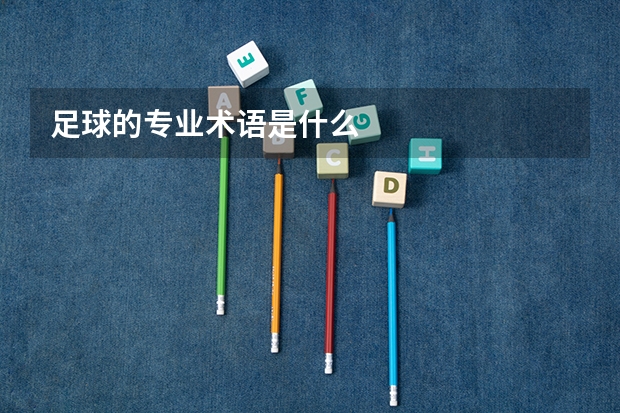 足球的专业术语是什么
