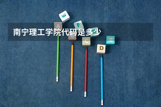 南宁理工学院代码是多少