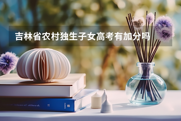 吉林省农村独生子女高考有加分吗
