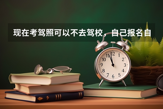 现在考驾照可以不去驾校，自己报名自己去考试吗？
